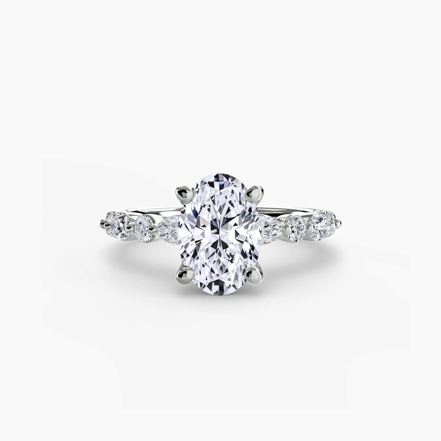 Solitaire with Eternity Pavé Brilliance