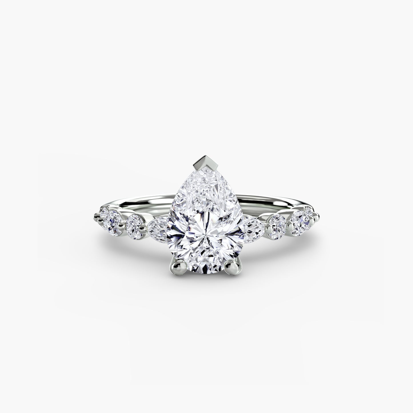 Solitaire with Eternity Pavé Brilliance