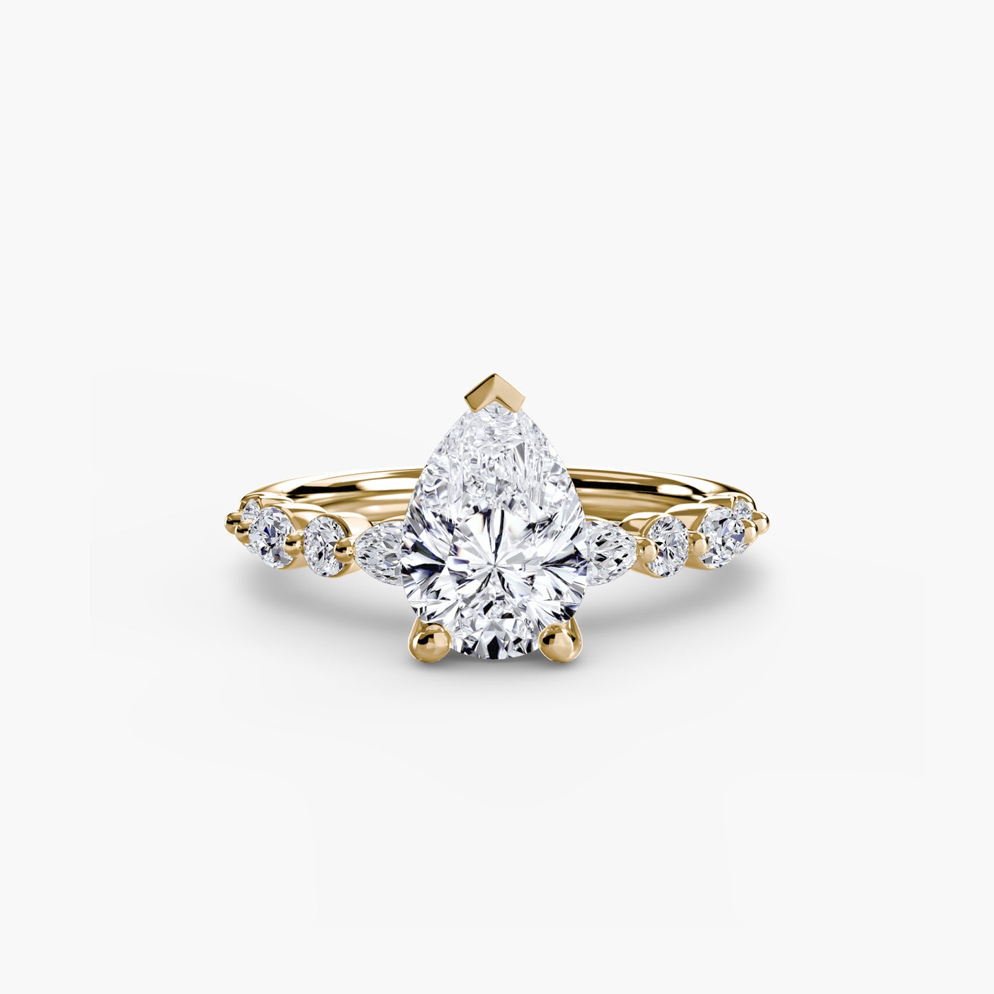 Solitaire with Eternity Pavé Brilliance