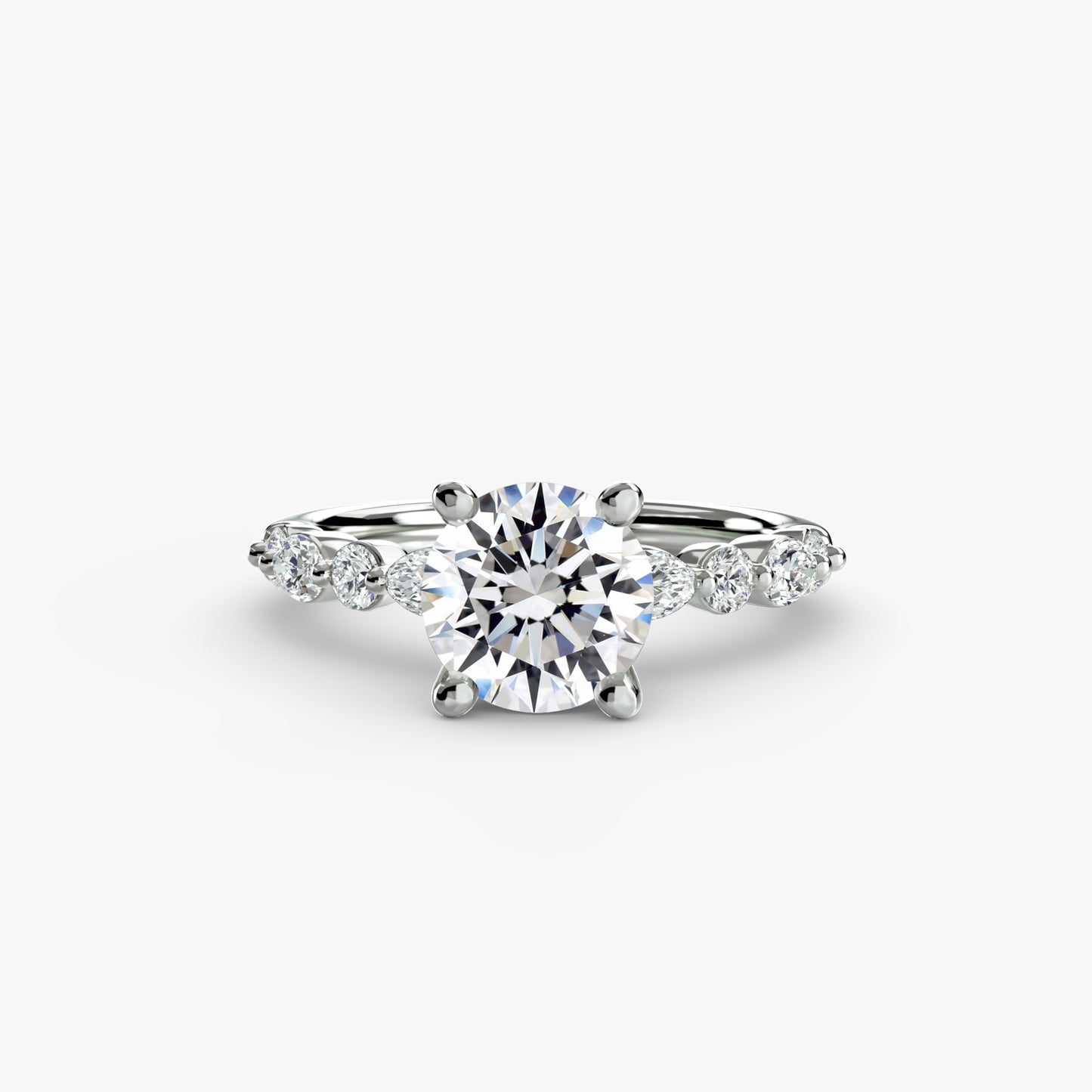Solitaire with Eternity Pavé Brilliance